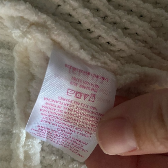 No Boundaries White Textured Knit Cardigan - Picture 4 of 4